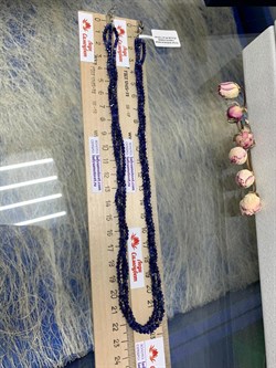 Колье р.45 д.2,5 Содалит арт. 072360-р.45-5 - фото 176719