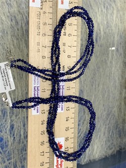 Колье р.45 д.2,5 Содалит арт. 072360-р.45-5 - фото 176721