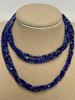 Колье р.45 д.2,5 Содалит арт. 072360-р.45-5 - фото 176723