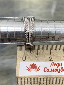 *Кольцо р.19 Родолит арт. SM-R02900-X-W-lil-X-X-970 вес 6,64 г - фото 176796