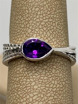 *Кольцо р.17 Аметист арт. SM-R02900-X-W-Pur-X-X-882 вес 5,83 г - фото 176821 *Кольцо р.17 Аметист арт. SM-R02900-X-W-Pur-X-X-882 вес 5,83 г - фото 176821