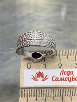 *Кольцо р.17 Аметист арт. SM-R02900-X-W-Pur-X-X-882 вес 5,83 г - фото 176823 *Кольцо р.17 Аметист арт. SM-R02900-X-W-Pur-X-X-882 вес 5,83 г - фото 176823
