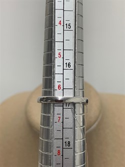 *Кольцо р.17 Родолит арт. SM-R02917-X-W-lil-X-W-323 вес 3,48 г - фото 176864