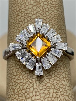 *Кольцо р.18 Цитрин арт. SM-R02896-X-W-YS-X-W-571 вес 3,07 г - фото 176904 *Кольцо р.18 Цитрин арт. SM-R02896-X-W-YS-X-W-571 вес 3,07 г - фото 176904