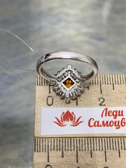 *Кольцо р.18 Цитрин арт. SM-R02896-X-W-YS-X-W-571 вес 3,07 г - фото 176906 *Кольцо р.18 Цитрин арт. SM-R02896-X-W-YS-X-W-571 вес 3,07 г - фото 176906