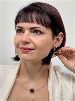 *Серьги Орхидея Желтый Сапфир Шпинель арт. С1200Ю/Ag-6022/1-451 вес 5,62 г - фото 177034 *Серьги Орхидея Желтый Сапфир Шпинель арт. С1200Ю/Ag-6022/1-451 вес 5,62 г - фото 177034