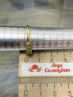 *Кольцо р.18 Хризолит цв Лимонное арт. 22161ж-976 вес 1,97 г - фото 177128 *Кольцо р.18 Хризолит цв Лимонное арт. 22161ж-976 вес 1,97 г - фото 177128