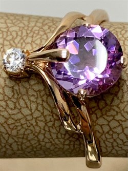 *Кольцо р.17 Аметист цв Красное арт. 22595-945 вес 3,06 г - фото 177187 *Кольцо р.17 Аметист цв Красное арт. 22595-945 вес 3,06 г - фото 177187