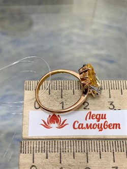 *Кольцо р.18,5 Цитрин цв Красное арт. 22569-488 вес 3,77 г - фото 177263 *Кольцо р.18,5 Цитрин цв Красное арт. 22569-488 вес 3,77 г - фото 177263