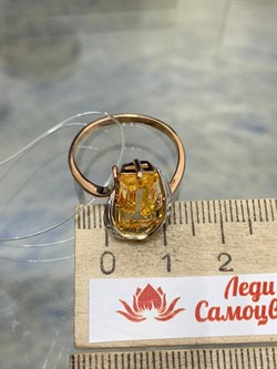 *Кольцо р.18,5 Цитрин цв Красное арт. 22569-488 вес 3,77 г - фото 177265 *Кольцо р.18,5 Цитрин цв Красное арт. 22569-488 вес 3,77 г - фото 177265