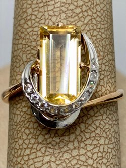 *Кольцо р.18,5 Цитрин цв Красное арт. 22569-488 вес 3,77 г - фото 177267 *Кольцо р.18,5 Цитрин цв Красное арт. 22569-488 вес 3,77 г - фото 177267