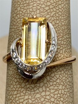 *Кольцо р.18,5 Цитрин цв Красное арт. 22569-488 вес 3,77 г - фото 177268 *Кольцо р.18,5 Цитрин цв Красное арт. 22569-488 вес 3,77 г - фото 177268