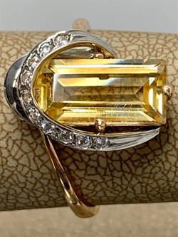 *Кольцо р.18,5 Цитрин цв Красное арт. 22569-488 вес 3,77 г - фото 177270 *Кольцо р.18,5 Цитрин цв Красное арт. 22569-488 вес 3,77 г - фото 177270