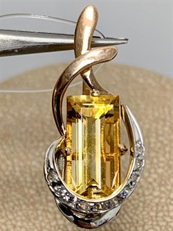 *Подвеска Цитрин цв Красное арт. 32569-495 вес 2,62 г - фото 177279 *Подвеска Цитрин цв Красное арт. 32569-495 вес 2,62 г - фото 177279