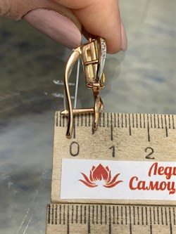 *Серьги Цитрин цв Красное арт. 12569-471 вес 7,13 г - фото 177286 *Серьги Цитрин цв Красное арт. 12569-471 вес 7,13 г - фото 177286
