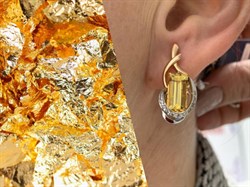 *Серьги Цитрин цв Красное арт. 12569-471 вес 7,13 г - фото 177296 *Серьги Цитрин цв Красное арт. 12569-471 вес 7,13 г - фото 177296