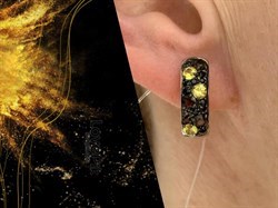 *Серьги Орхидея Микс Желтый Сапфир Шпинель Дымчатый Кварц арт. С1194Ю/Ag-6122/1/7-960 вес 3,49 г - фото 177318 *Серьги Орхидея Микс Желтый Сапфир Шпинель Дымчатый Кварц арт. С1194Ю/Ag-6122/1/7-960 вес 3,49 г - фото 177318