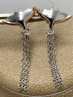 *Серьги Пусеты Скат арт. E09965рз-085 Вес 3 г - фото 177513 *Серьги Пусеты Скат арт. E09965рз-085 Вес 3 г - фото 177513