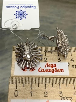 *Серьги арт. E07453бр-371 Вес 12,63 г - фото 177562 *Серьги арт. E07453бр-371 Вес 12,63 г - фото 177562