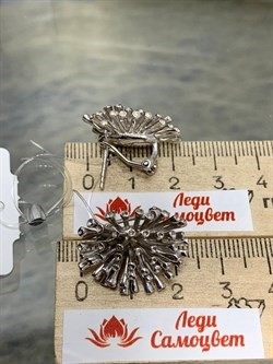 *Серьги арт. E07453бр-371 Вес 12,63 г - фото 177563 *Серьги арт. E07453бр-371 Вес 12,63 г - фото 177563