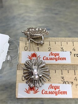 *Серьги арт. E07453бр-371 Вес 12,63 г - фото 177564 *Серьги арт. E07453бр-371 Вес 12,63 г - фото 177564