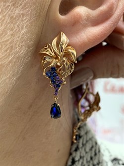 *Серьги Фианит Микс цв Красное арт. 02-3873-01-404-1110-48-824 вес 5,23 г - фото 177853 *Серьги Фианит Микс цв Красное арт. 02-3873-01-404-1110-48-824 вес 5,23 г - фото 177853