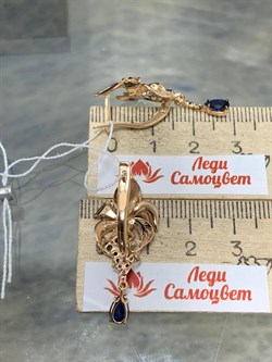 *Серьги Фианит Микс цв Красное арт. 02-3873-01-404-1110-48-824 вес 5,23 г - фото 177855 *Серьги Фианит Микс цв Красное арт. 02-3873-01-404-1110-48-824 вес 5,23 г - фото 177855