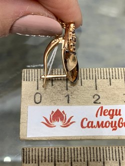 *Серьги Фианит Микс цв Красное арт. 02-3979-01-404-1110-48-920 вес 5,75 г - фото 177864 *Серьги Фианит Микс цв Красное арт. 02-3979-01-404-1110-48-920 вес 5,75 г - фото 177864