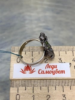 *Кольцо р.17,5 Хризолит АРТ 6058-3 вес 4,3 г - фото 178009 *Кольцо р.17,5 Хризолит АРТ 6058-3 вес 4,3 г - фото 178009