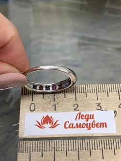 *Кольцо р.18 Орхидея Микс Родолит Танзанит Турмалин Шпинель арт. К1047Ю/Ag-607/1/3/8/9-551 вес 2,14 г - фото 178028 *Кольцо р.18 Орхидея Микс Родолит Танзанит Турмалин Шпинель арт. К1047Ю/Ag-607/1/3/8/9-551 вес 2,14 г - фото 178028