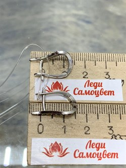 *Серьги Турмалин Микс арт. С1201Ю/Ag-607/6-789 вес 2,43 г - фото 178149