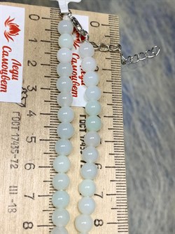 *Бусы р.45 д.6 Опал Зеленый Эфиопия арт: 087202-3 - фото 178345 *Бусы р.45 д.6 Опал Зеленый Эфиопия арт: 087202-3 - фото 178345