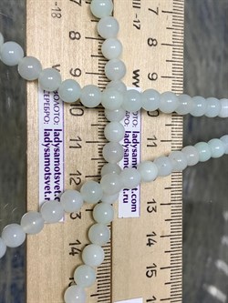 *Бусы р.45 д.6 Опал Зеленый Эфиопия арт: 087202-3 - фото 178347 *Бусы р.45 д.6 Опал Зеленый Эфиопия арт: 087202-3 - фото 178347