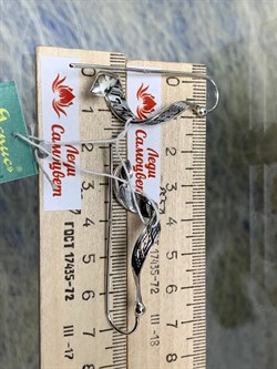 *Серьги Петли Солнечный круг арт. 1567С-572 Вес 5,2 г - фото 178820 *Серьги Петли Солнечный круг арт. 1567С-572 Вес 5,2 г - фото 178820