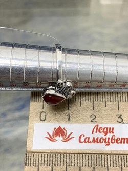 *Кольцо р.16,5 Микс Марказит Сердолик арт. HR1808-523 вес 3,26 г - фото 179142 *Кольцо р.16,5 Микс Марказит Сердолик арт. HR1808-523 вес 3,26 г - фото 179142