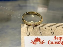 *Кольцо р.16,5 Белый Бр цв Лимонное арт. 1090к-208 вес 2,31 г - фото 179193