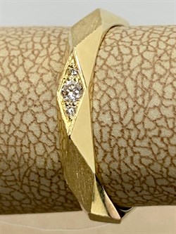 *Кольцо р.16,5 Белый Бр цв Лимонное арт. 1090к-208 вес 2,31 г - фото 179198