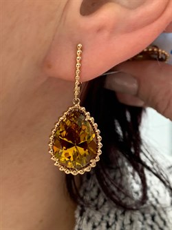 *Серьги Султанит иск цв Красное арт. 1045с-774 вес 8,12 г - фото 179203 *Серьги Султанит иск цв Красное арт. 1045с-774 вес 8,12 г - фото 179203