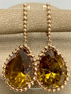 *Серьги Султанит иск цв Красное арт. 1045с-774 вес 8,12 г - фото 179206 *Серьги Султанит иск цв Красное арт. 1045с-774 вес 8,12 г - фото 179206