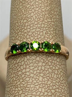 *Кольцо р.18,5 Хромдиопсид цв Красное арт. 594к-277 вес 1,46 г - фото 179298