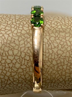 *Кольцо р.18,5 Хромдиопсид цв Красное арт. 594к-277 вес 1,46 г - фото 179299