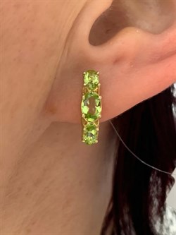 *Серьги Хризолит цв Лимонное арт. 753с-875 (вес 2,36 г) - фото 179368 *Серьги Хризолит цв Лимонное арт. 753с-875 (вес 2,36 г) - фото 179368