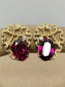 *Серьги Родолит цв Лимонное арт. 565с-024 (вес 2,97 г) - фото 179373 *Серьги Родолит цв Лимонное арт. 565с-024 (вес 2,97 г) - фото 179373