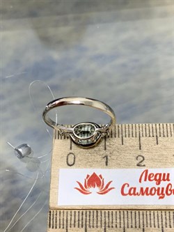 *Кольцо р.17,25 Аквамарин цв Белое арт. 648к-587 вес 2,06 г - фото 179424 *Кольцо р.17,25 Аквамарин цв Белое арт. 648к-587 вес 2,06 г - фото 179424