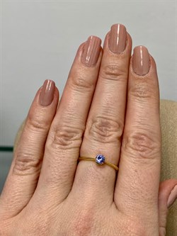 *Кольцо р.17,5 Танзанит цв Лимонное арт. 670к-720 (вес 1,62 г) - фото 179508 *Кольцо р.17,5 Танзанит цв Лимонное арт. 670к-720 (вес 1,62 г) - фото 179508