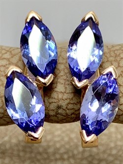 *Серьги Танзанит цв Красное арт. 7108421-8-1-951 (вес 2,32 г) - фото 179684