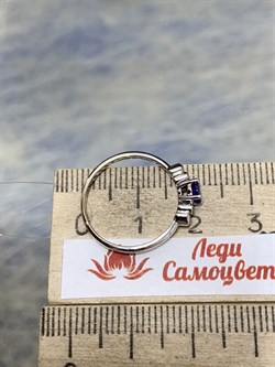 *Кольцо р.16,5 Танзанит цв Белое арт. 759311-8-3-138 (вес 1,46 г) - фото 179778 *Кольцо р.16,5 Танзанит цв Белое арт. 759311-8-3-138 (вес 1,46 г) - фото 179778