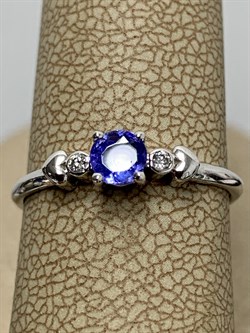 *Кольцо р.16,5 Танзанит цв Белое арт. 759311-8-3-138 (вес 1,46 г) - фото 179782 *Кольцо р.16,5 Танзанит цв Белое арт. 759311-8-3-138 (вес 1,46 г) - фото 179782