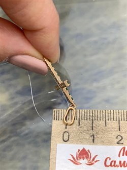 *Подвеска Цаворит цв Красное арт. 690п-102 (вес 1,3 г) - фото 179879