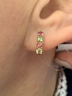 *Серьги Турмалин цв Красное арт. 594с-260 (вес 1,89 г) - фото 179922 *Серьги Турмалин цв Красное арт. 594с-260 (вес 1,89 г) - фото 179922